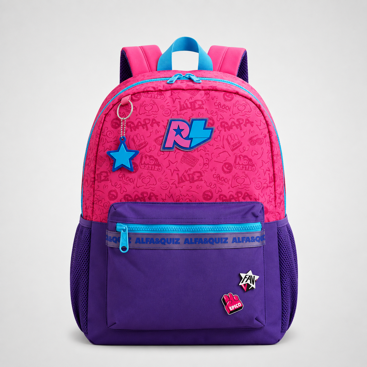 Mochila Escolar Infantil Feminina Grande Reforçada Estilosa